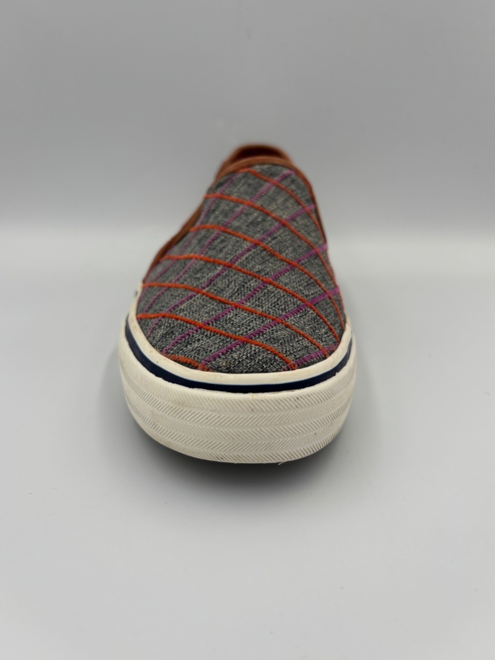 Keds Double Decker Windowpane Plaid Slip On Sneakers WF55720 size 7.5 - Picture 7 of 14
